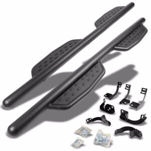(Straight Sidestep Black) Running Board Nerf Bar For 09-18 Ram 1500/19+ Ram 1500 Classic [Extended Cab]