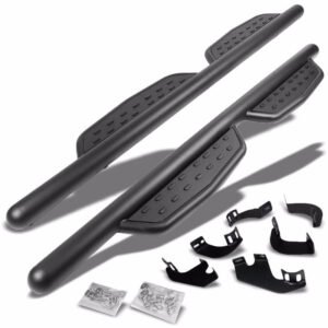 (Straight Sidestep Black) Running Board Nerf Bar For 05-22 Toyota Tacoma [Extended Cab]