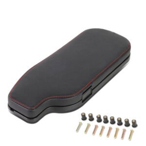 Front Blac/Red Flip Up Center Console Lid Kit Assembly For 13-20 FRS/BRZ/86 Gen1