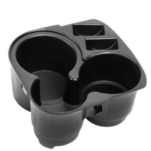 Matte Black Front Center Console Cup Holder Insert For 07-12 Nissan Altima