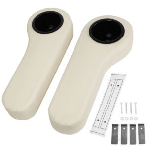 Tan Golf Cart Rear Seat Arm Rest Cup Holder For For EZ GO TXT/Yamaha PTV/ClubCar