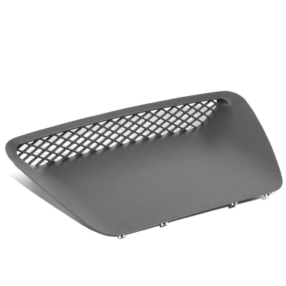 Black Matte Front Diamond Mesh Hood Scoop Vent Insert For 04-05 Ram 1500 SRT-10