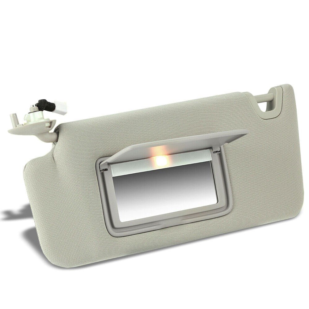 Gray Drive Side (Left) OE Sun Visor Sunshade For 08-10 Accord/10-11 Crosstour