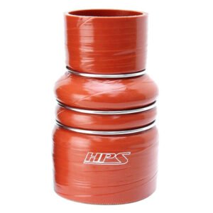 HPS 2″, 2.5″ (51mm, 63mm) ID, 6″ Long 4-Ply Aramid CAC Hose Hot Side Orange