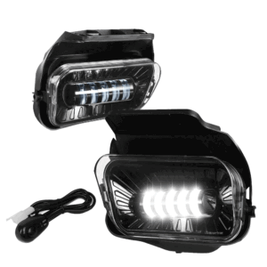 Clear Lens LED Front Bumper Fog Light Lamps w/Switch For 03-07 Chevrolet Silverado Avalanche