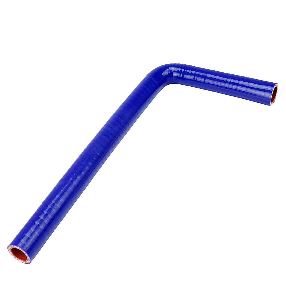 HPS 1/2″ (13mm) ID, with 8″ and 18″ Leg Long Blue 4-Ply Reinforced Silicone 90 Degree Elbow Coupler Hose