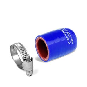 HPS 9/16″ (14mm) ID, 1-5/8″ Long Blue Silicone Reinforced Coolant Cap w/Clamp For Bypass Heater Vacuum Valve Water Port