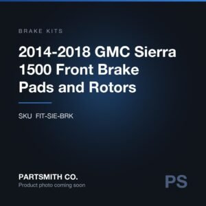 2014-2018 GMC Sierra 1500 Front Brake Pads and Rotors from PartSmith Co.