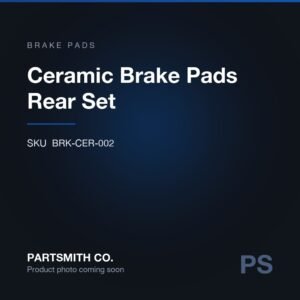 Ceramic Brake Pads Rear Set from PartSmith Co.