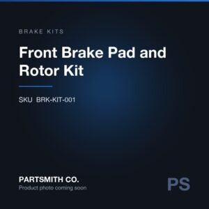 Front Brake Pad and Rotor Kit from PartSmith Co.