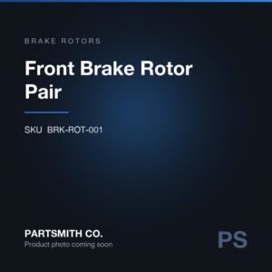 Front Brake Rotor Pair from PartSmith Co.