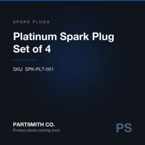 Platinum Spark Plug Set of 4 from PartSmith Co.