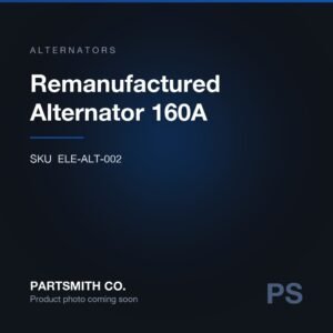 Remanufactured Alternator 160A from PartSmith Co.