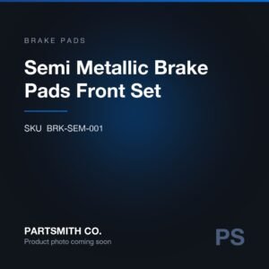 Semi Metallic Brake Pads Front Set from PartSmith Co.