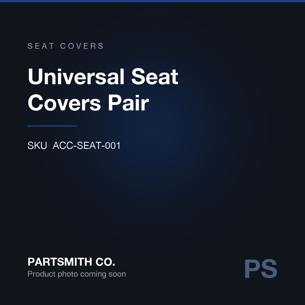 Universal Seat Covers Pair